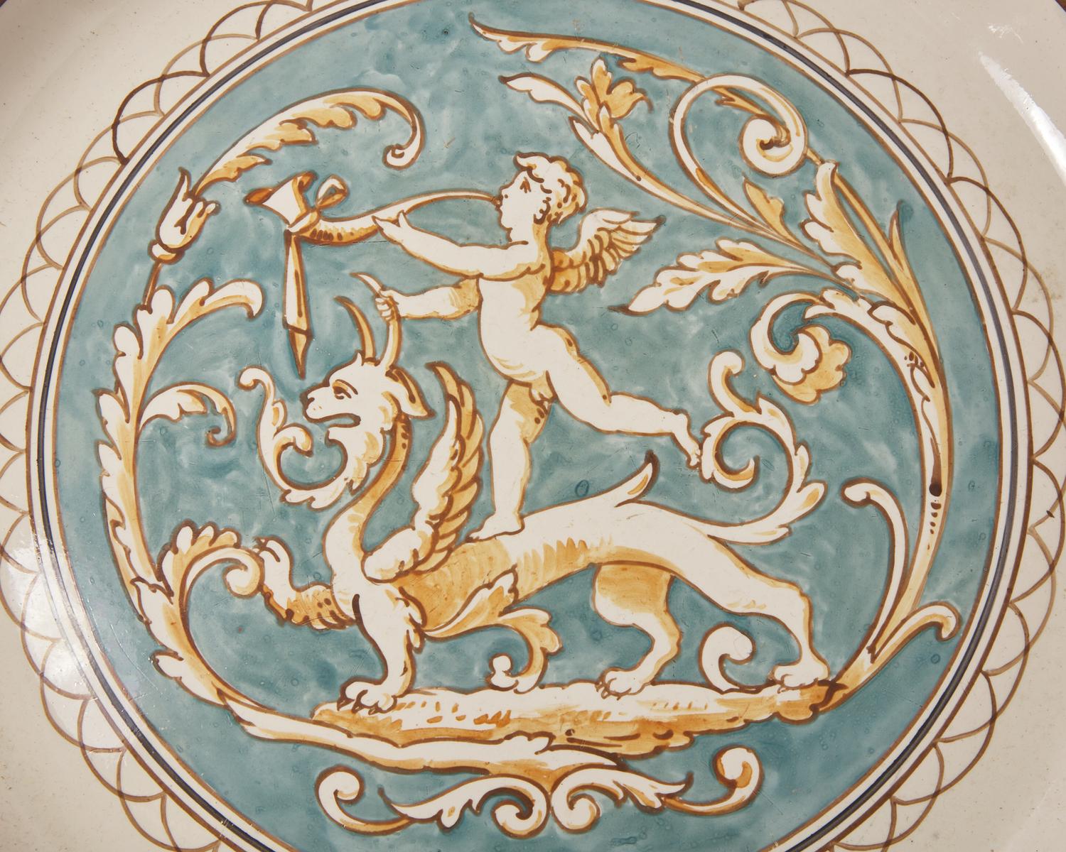A Wedgwood Queensware Charger