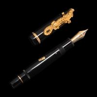 A Montblanc Limited Edition Year of the Golden Dragon Fountain Pen