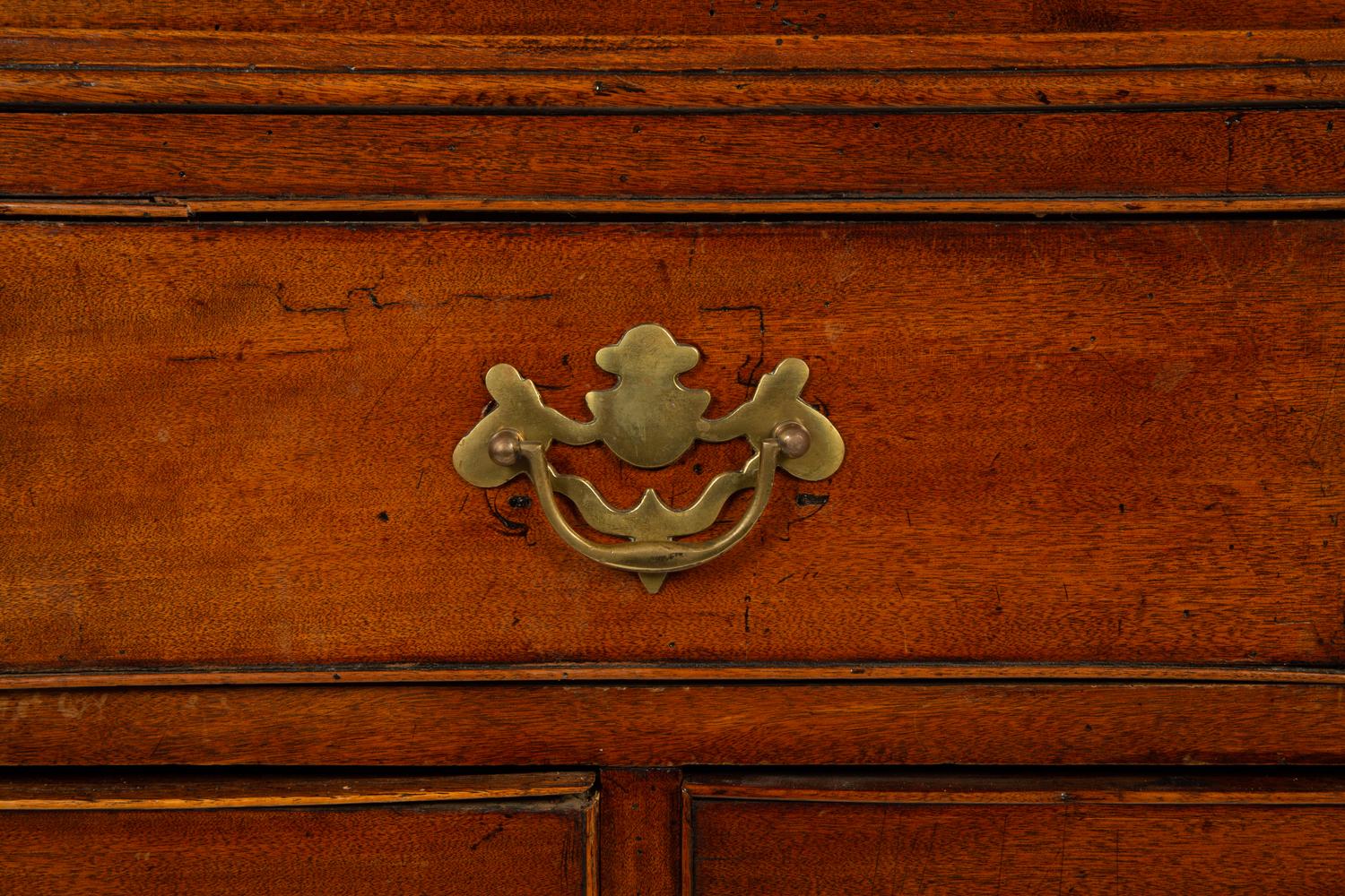 A George II Mahogany Linen Press — 19TH CENTURY