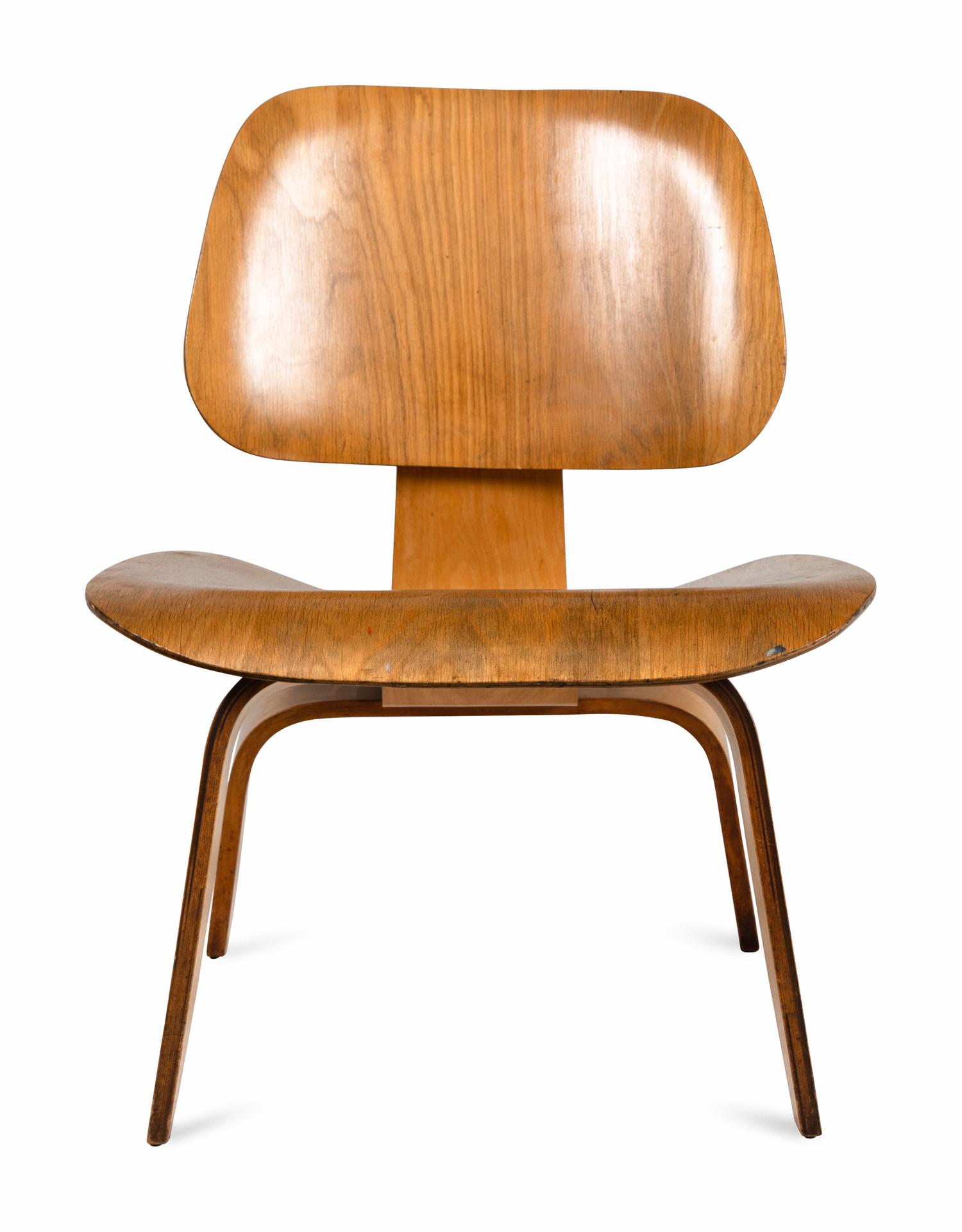 An Eames LCW Lounge Chair