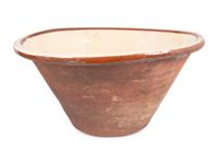 Three Redware Mixing Bowls