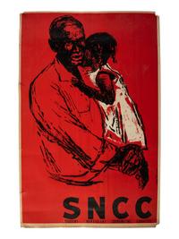 [CIVIL RIGHTS]. NEWMAN, Earl, artist. SNCC: Student Nonviolent Coordinating Committee . N.p., ca 1965.
