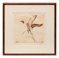 Four Prints: Leftovers , edition 23/100; Trout , edition 31/100; Ruffed Grouse , edition60/100; Pintail Rising, Artist's Proof