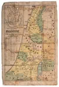 [RELIGION]. EILERS, A.H. A group of Sunday School maps on cotton of Palestine. St. Louis, MO: A.H. Eilers, [late 19th century].