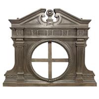 A Cast Iron Overmantel 52" W x 2.5" D x 43.5" H — England, Circa 1880