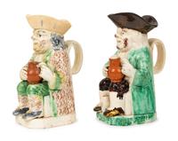 An Enoch Wood-Type Toby Jug and Another Toby Jug