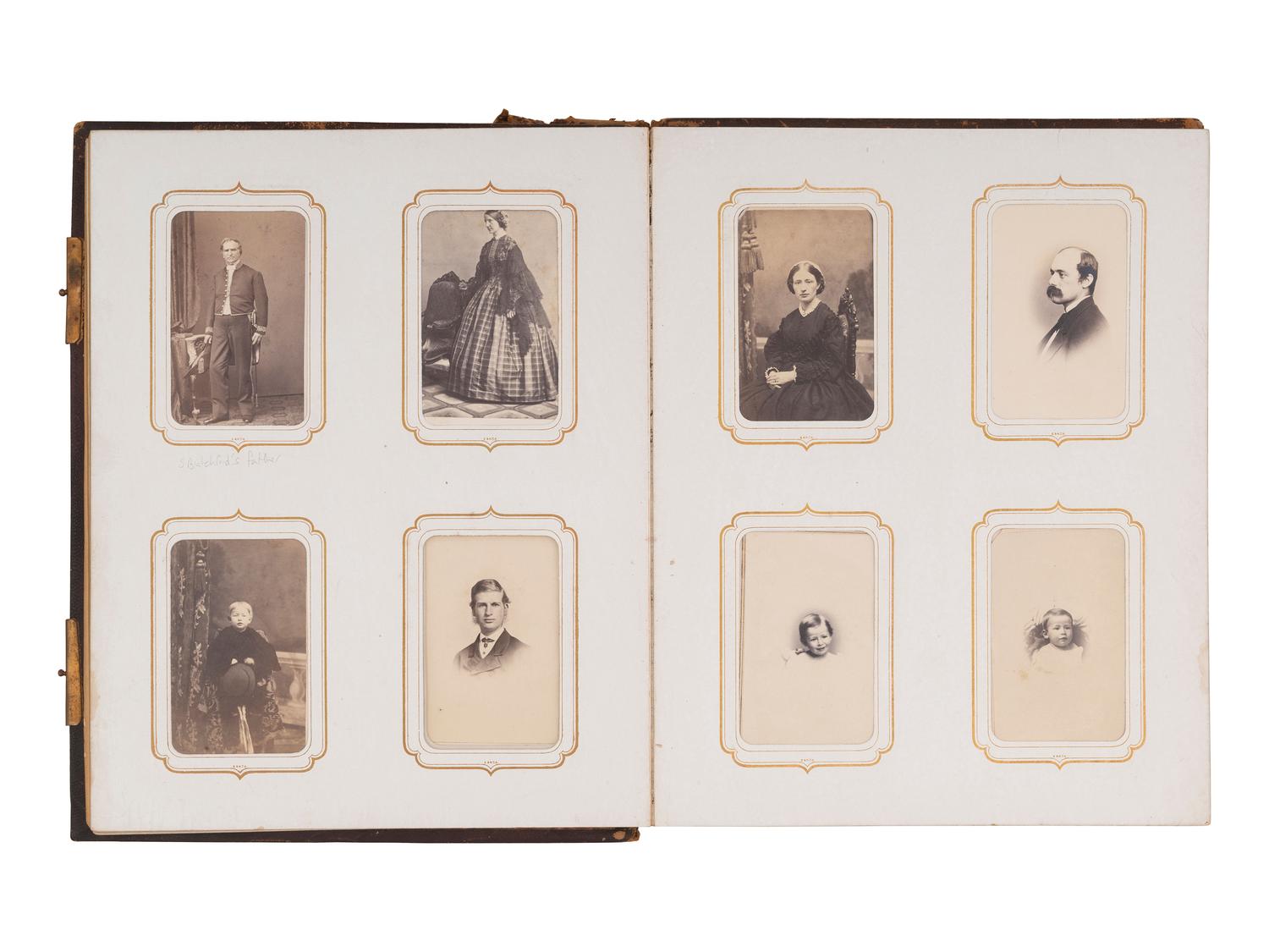 [US SUPREME COURT]. Blatchford family archive including documents, ledgers, photographs, and a silk menu signed by President Chester A. ARTHUR (1829-1886) and Supreme Court Justice Samuel Blatchford (1820-1893).