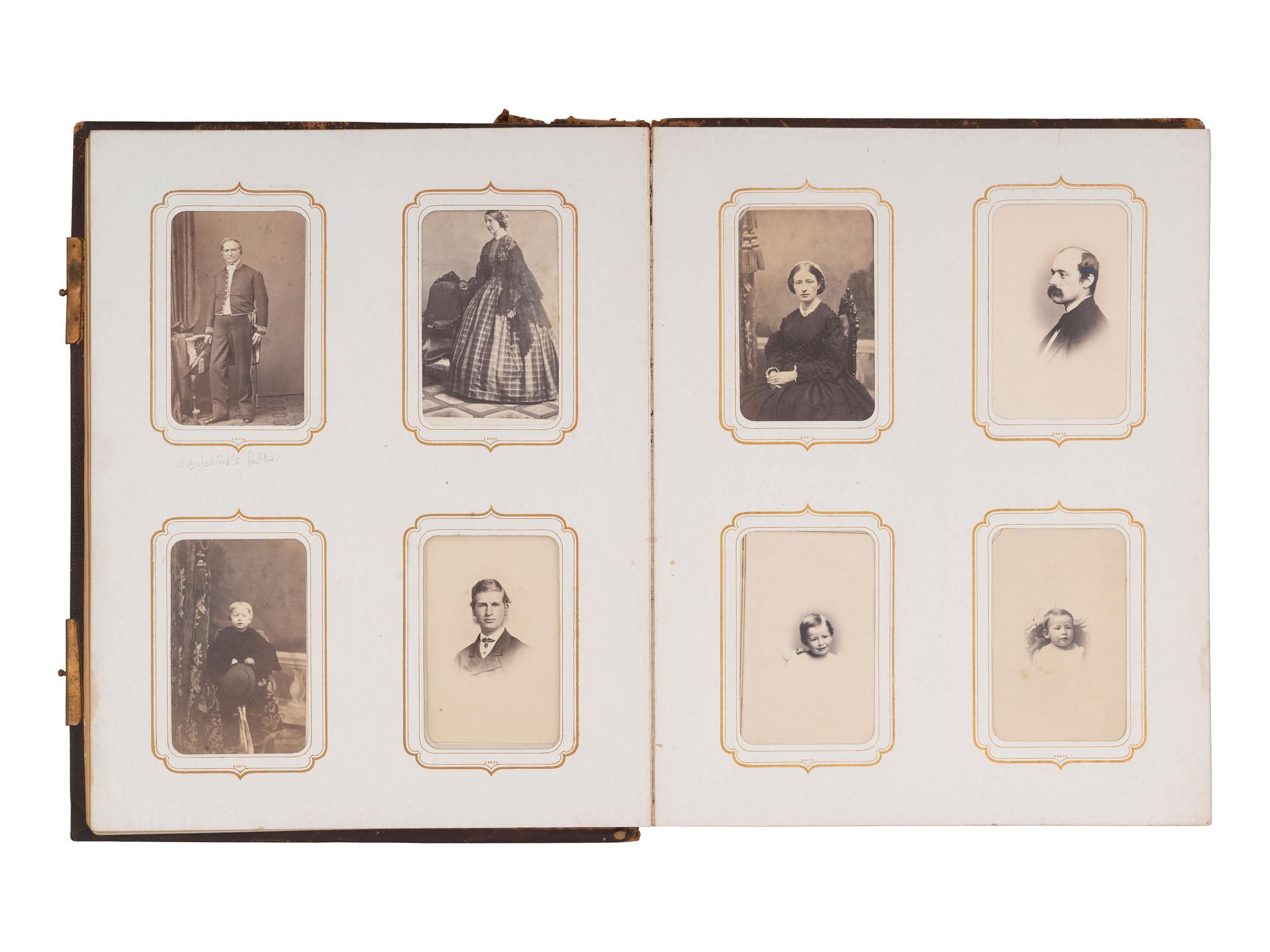 [US SUPREME COURT]. Blatchford family archive including documents, ledgers, photographs, and a silk menu signed by President Chester A. ARTHUR (1829-1886) and Supreme Court Justice Samuel Blatchford (1820-1893).