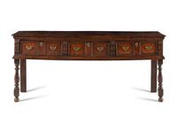 A Charles II Oak Sideboard