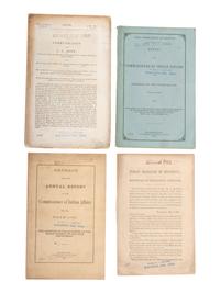 [NATIVE AMERICANS]. A group of pamphlets related to relocation and treaties of Native Americans, comprising: