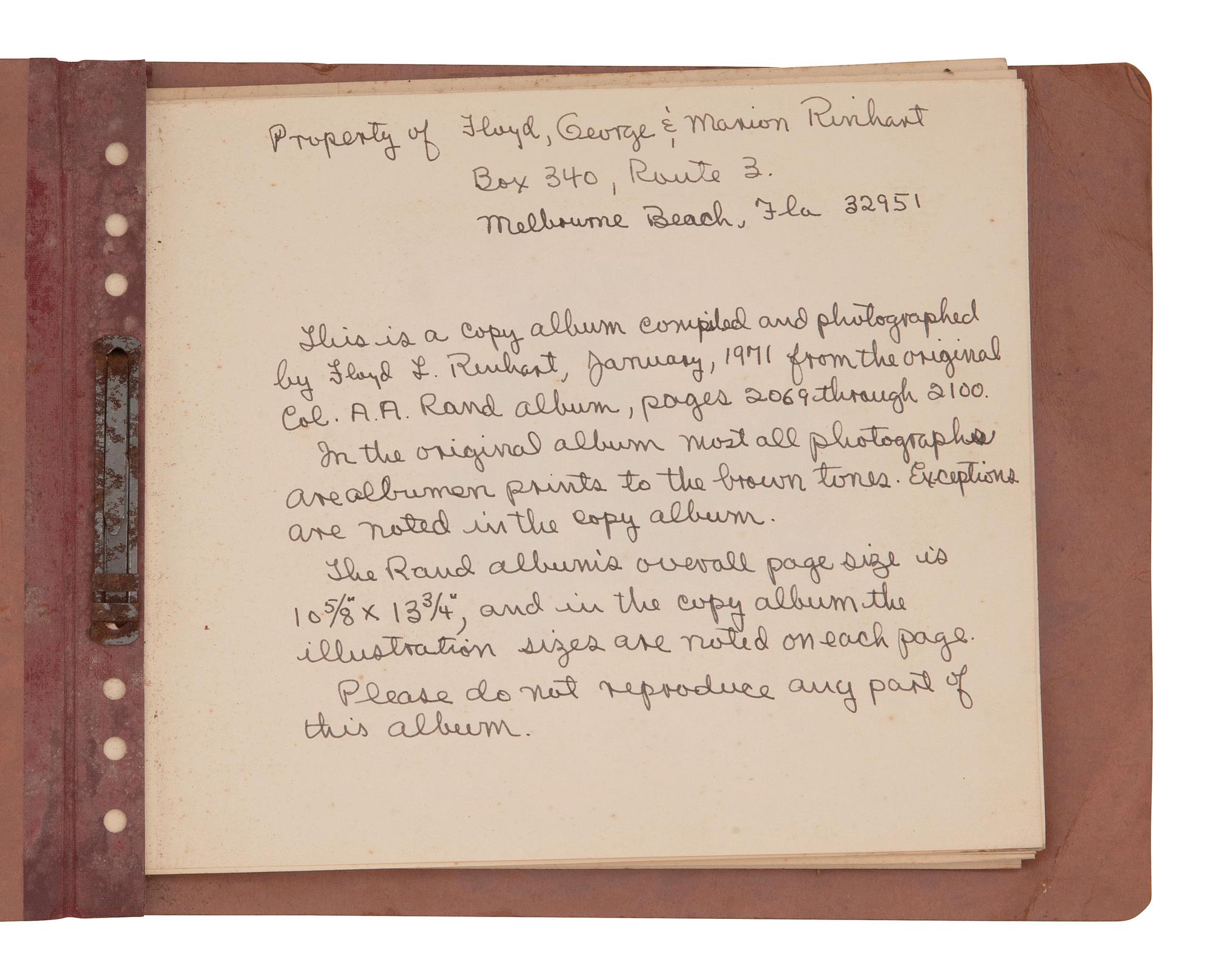[LINCOLNIANA]. Archive rel. to Frederick H. Meserve, collector of Lincoln & Civil War photography.
