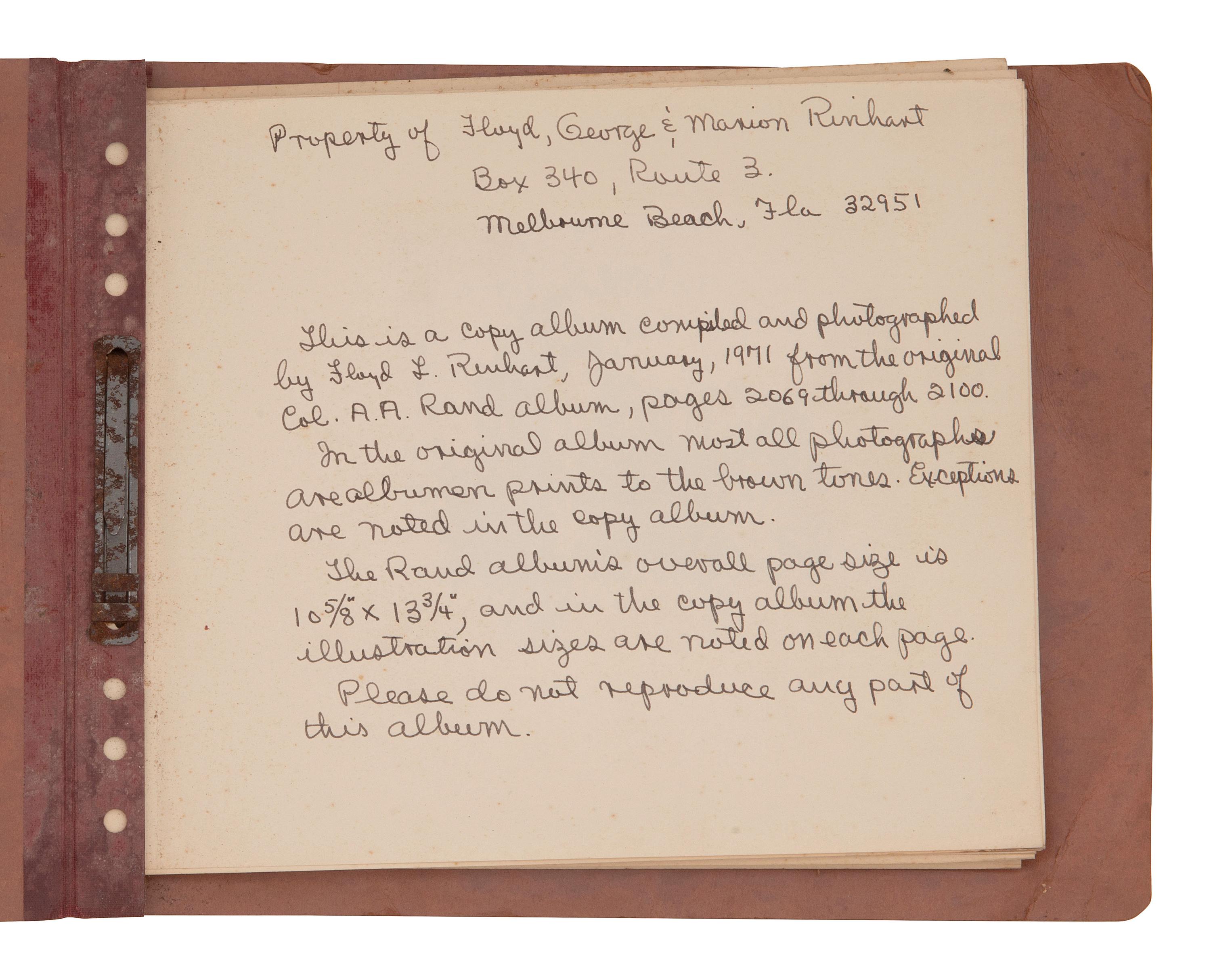 [LINCOLNIANA]. Archive rel. to Frederick H. Meserve, collector of Lincoln & Civil War photography.