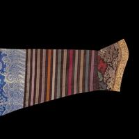A Chinese Blue Gauze Formal Dragon Robe, Jifu, Late 19th-Mid 20th Century 晚清-民國 藍納紗吉服龍袍