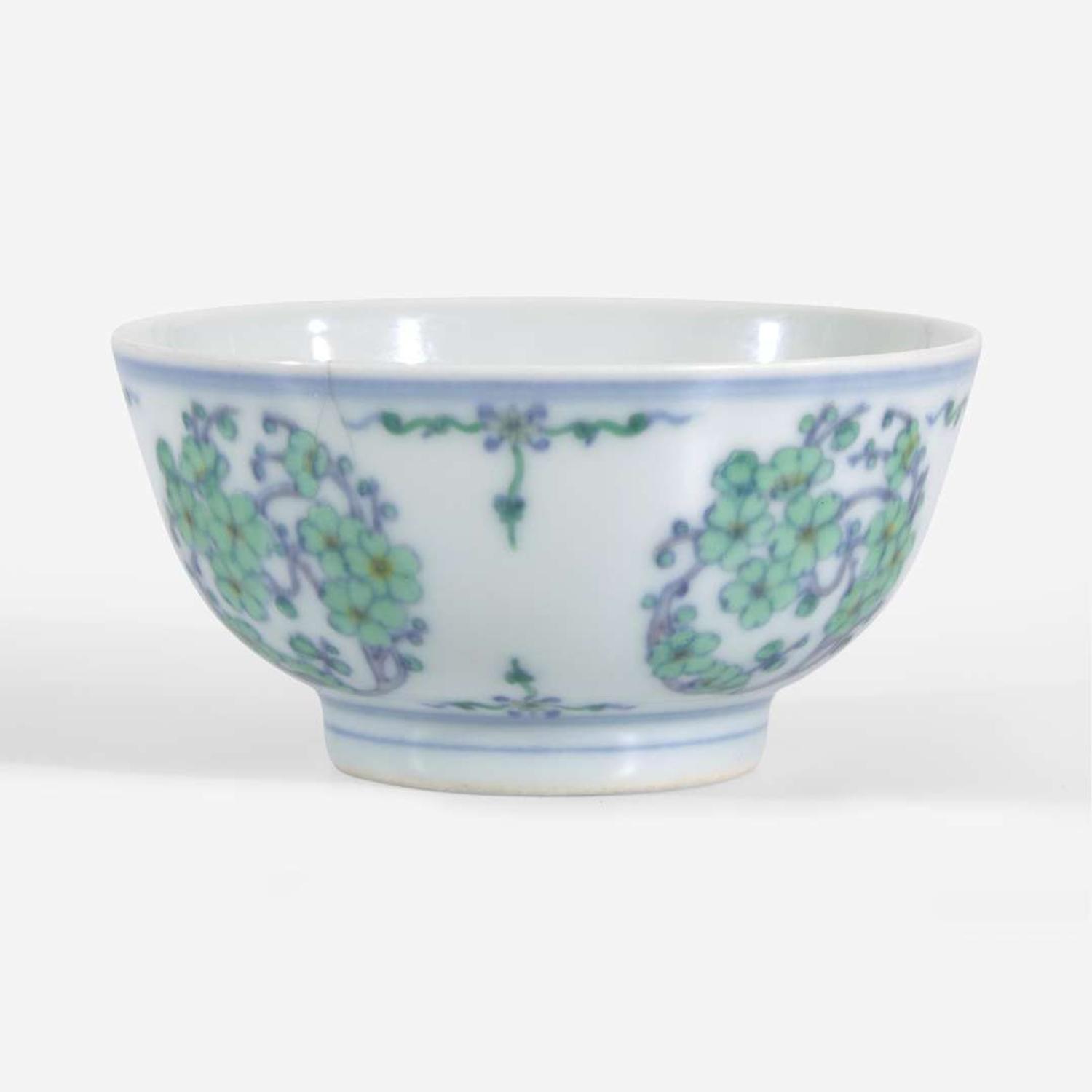 A Chinese doucai-decorated "Prunus" bowl 斗彩梅花碗 Yongzheng six-character mark and possibly of the period ????? ?????