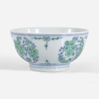 A Chinese doucai-decorated "Prunus" bowl 斗彩梅花碗 Yongzheng six-character mark and possibly of the period ????? ?????