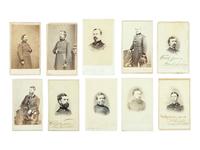 [CIVIL WAR]. A group of 27 CDVs of Union generals and other officers, incl. SEDGWICK, THOMAS, BUTLER, HANCOCK, MCDOWELL, NUGENT, and MILLER.