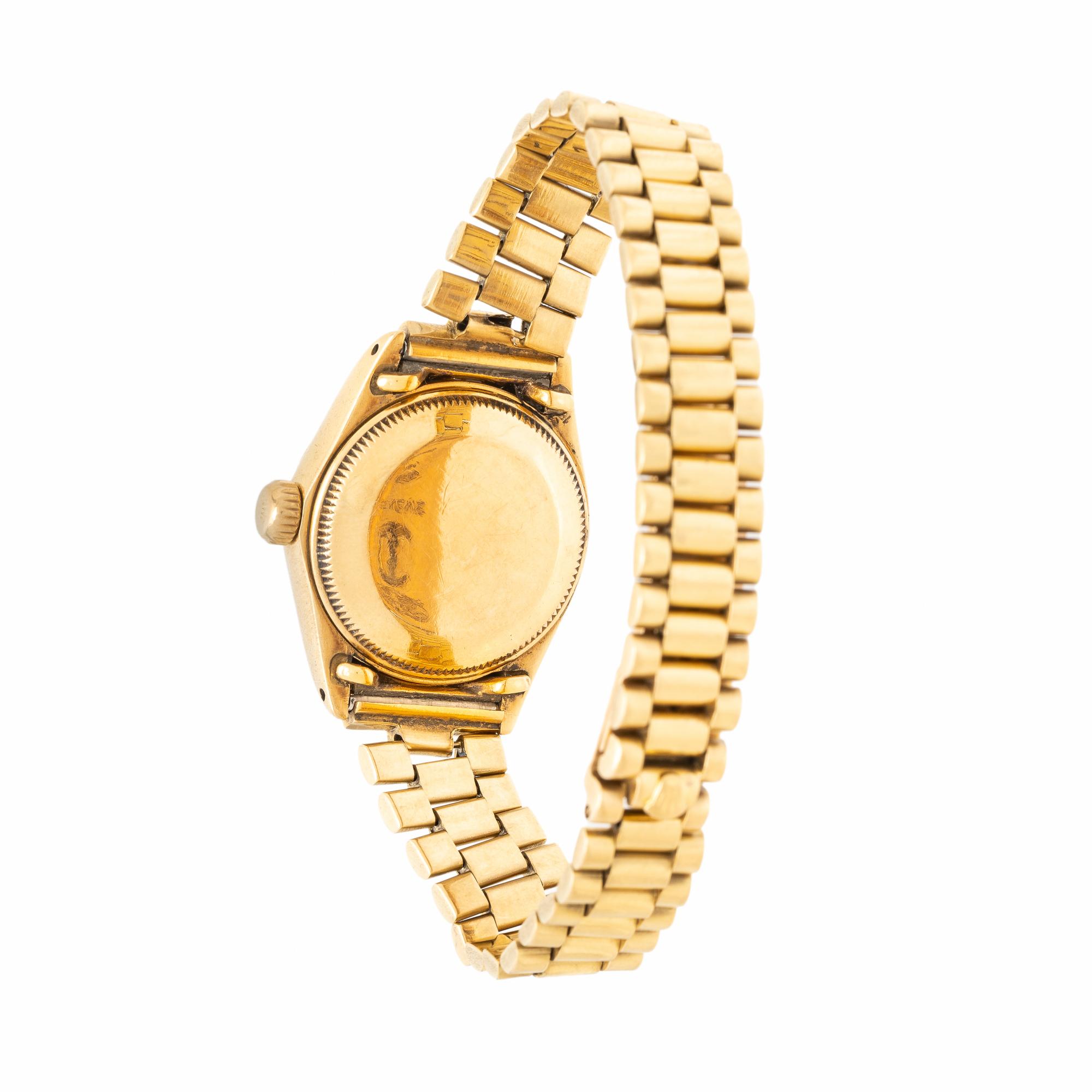 Rolex, Ref. 6917, 18K Yellow Gold 'Lady Datejust' Watch with Tiffany & Co. Dial