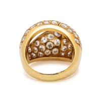 SPITZER AND FURHMAN, YELLOW GOLD AND DIAMOND RING