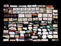 A Group of 100 Signed Autograph Cuts from the Collection of Baseball Hall of Famer Ted Simmons