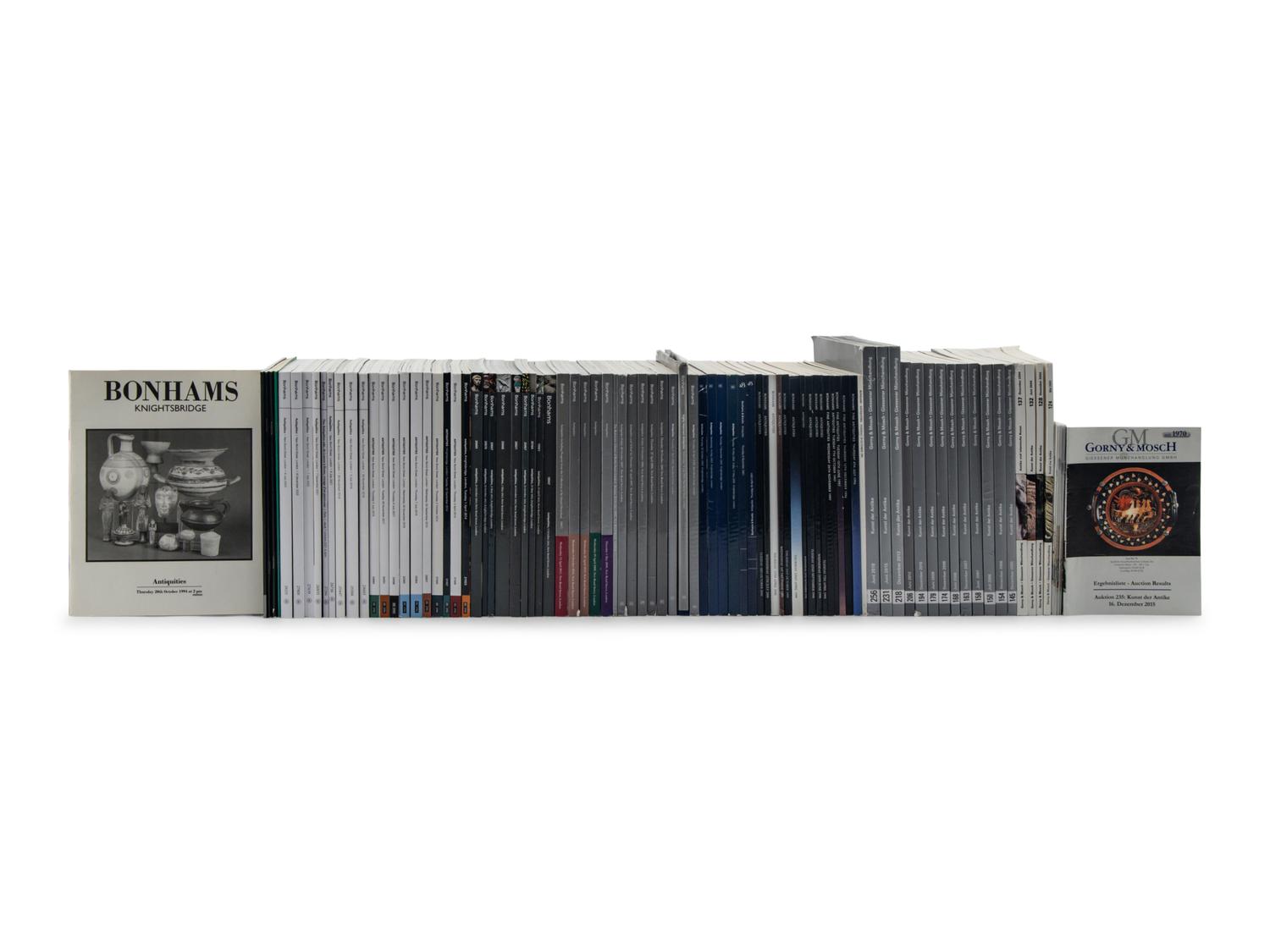 A Collection of 86 Gorny & Mosch and Bonhams Antiquities Auction Catalogues (1991-2023)