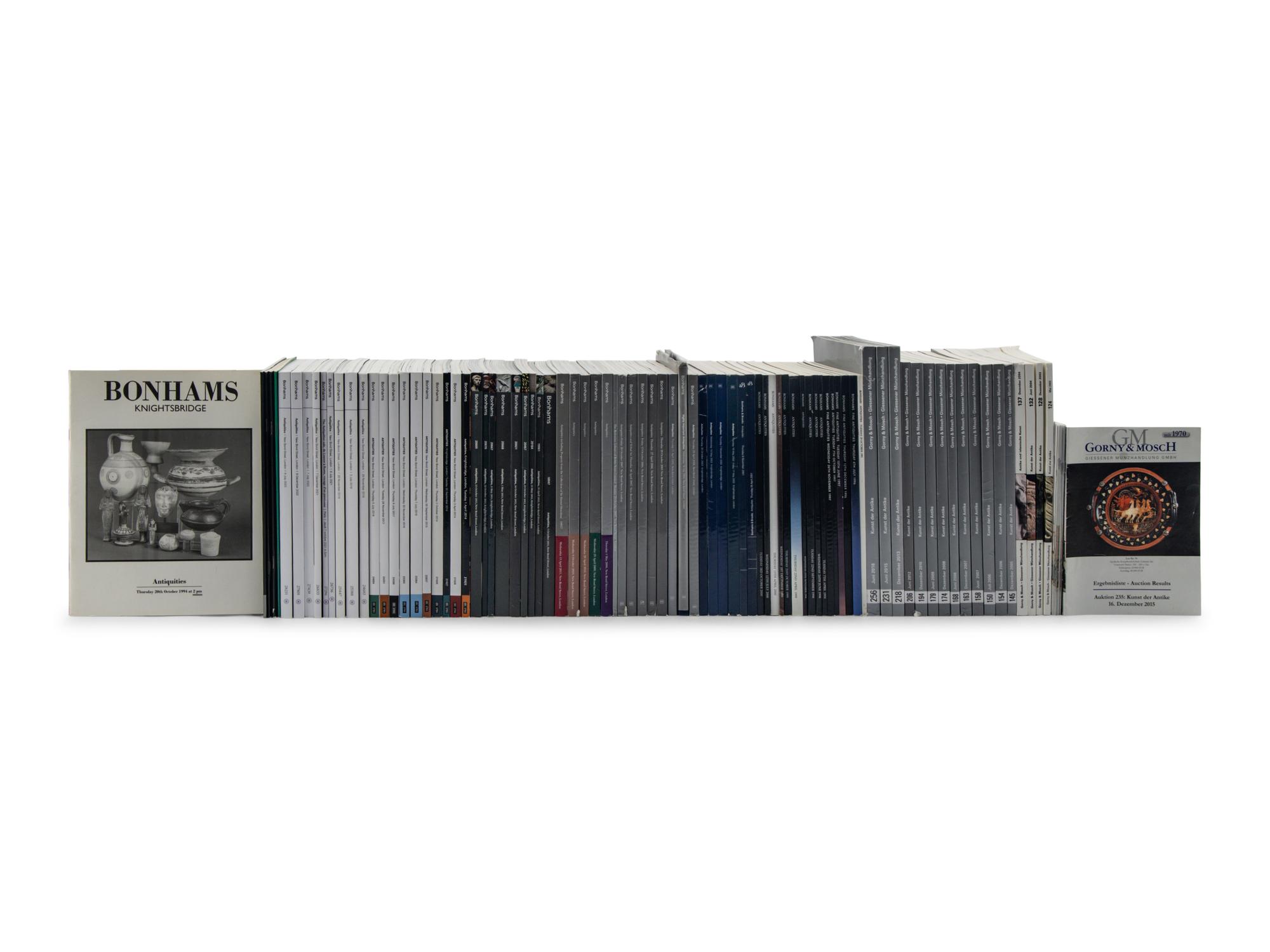 A Collection of 86 Gorny & Mosch and Bonhams Antiquities Auction Catalogues (1991-2023)