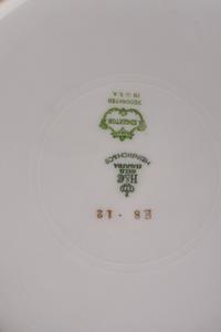 A Set of Twelve Bavarian Gilt Decorated Porcelain Plates