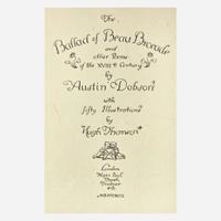 [Fine Bindings] [Bennett] Dobson, Austin The Ballad of Beau Brocade and other Poems of the XVIIIth Century
