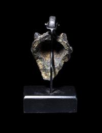 A Roman Bronze Zeus-Ammon Applique
