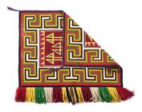 Navajo Germantown Sunday Saddle Blanket