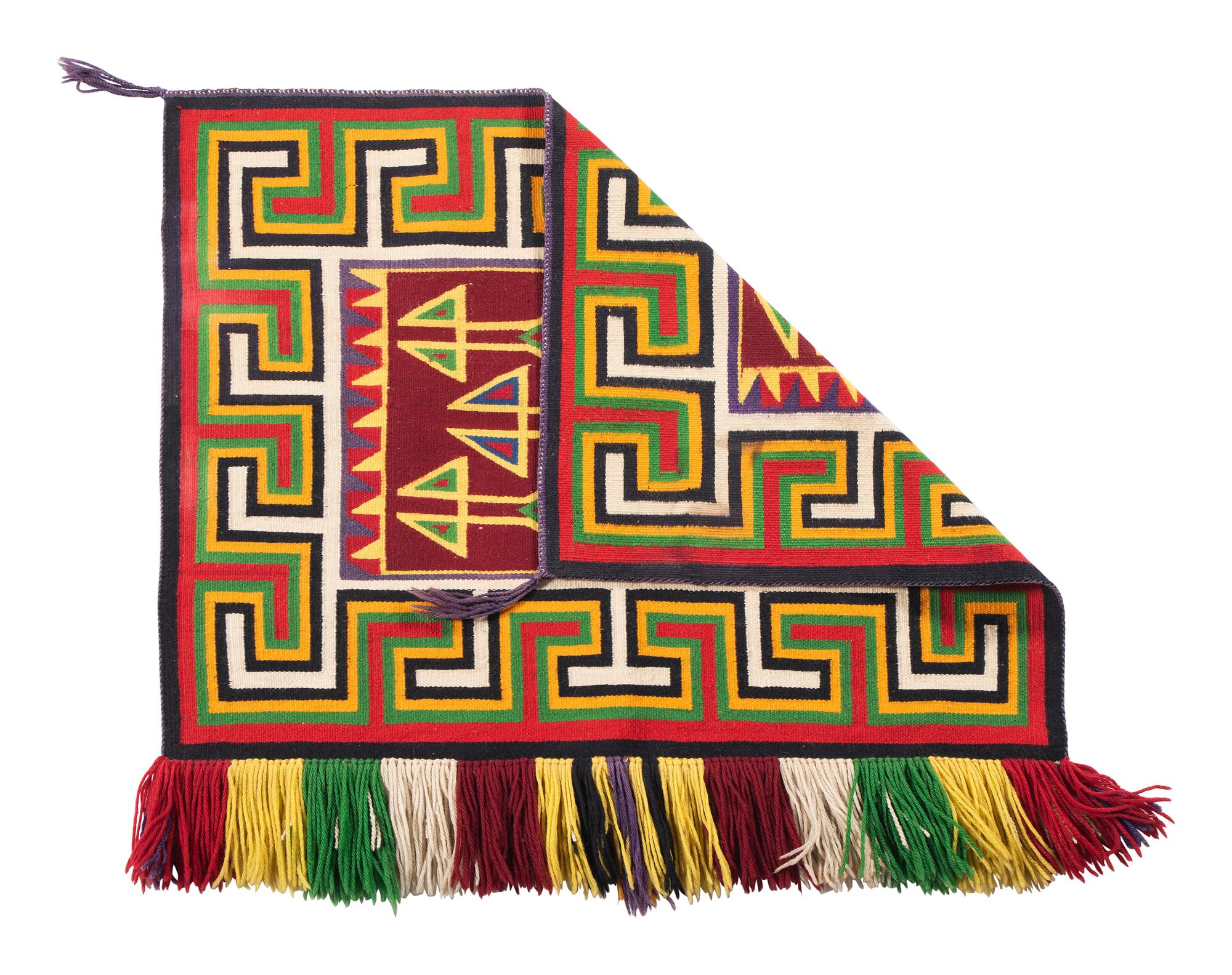 Navajo Germantown Sunday Saddle Blanket