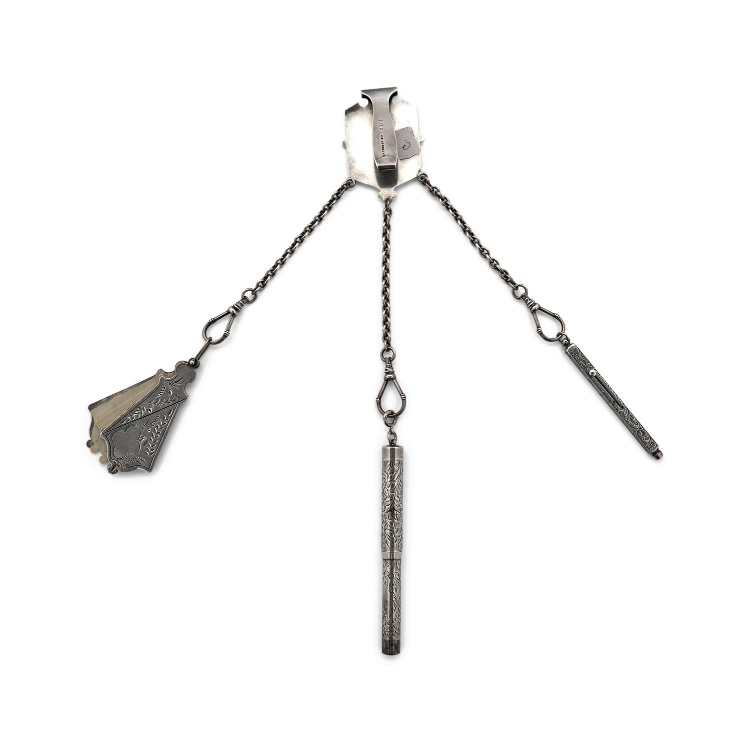 An American Silver Chatelaine