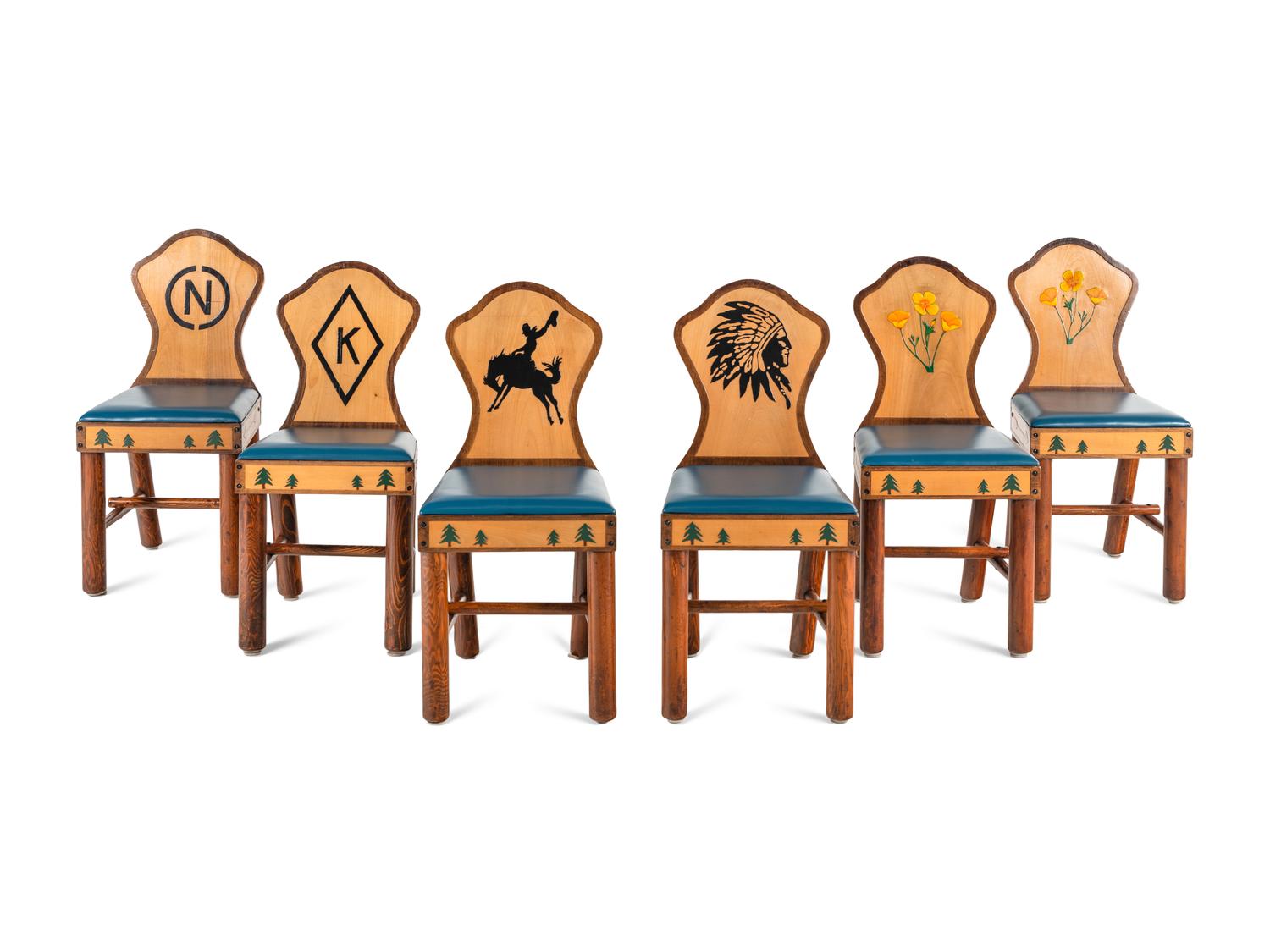 A Group of Six Dining Chairs