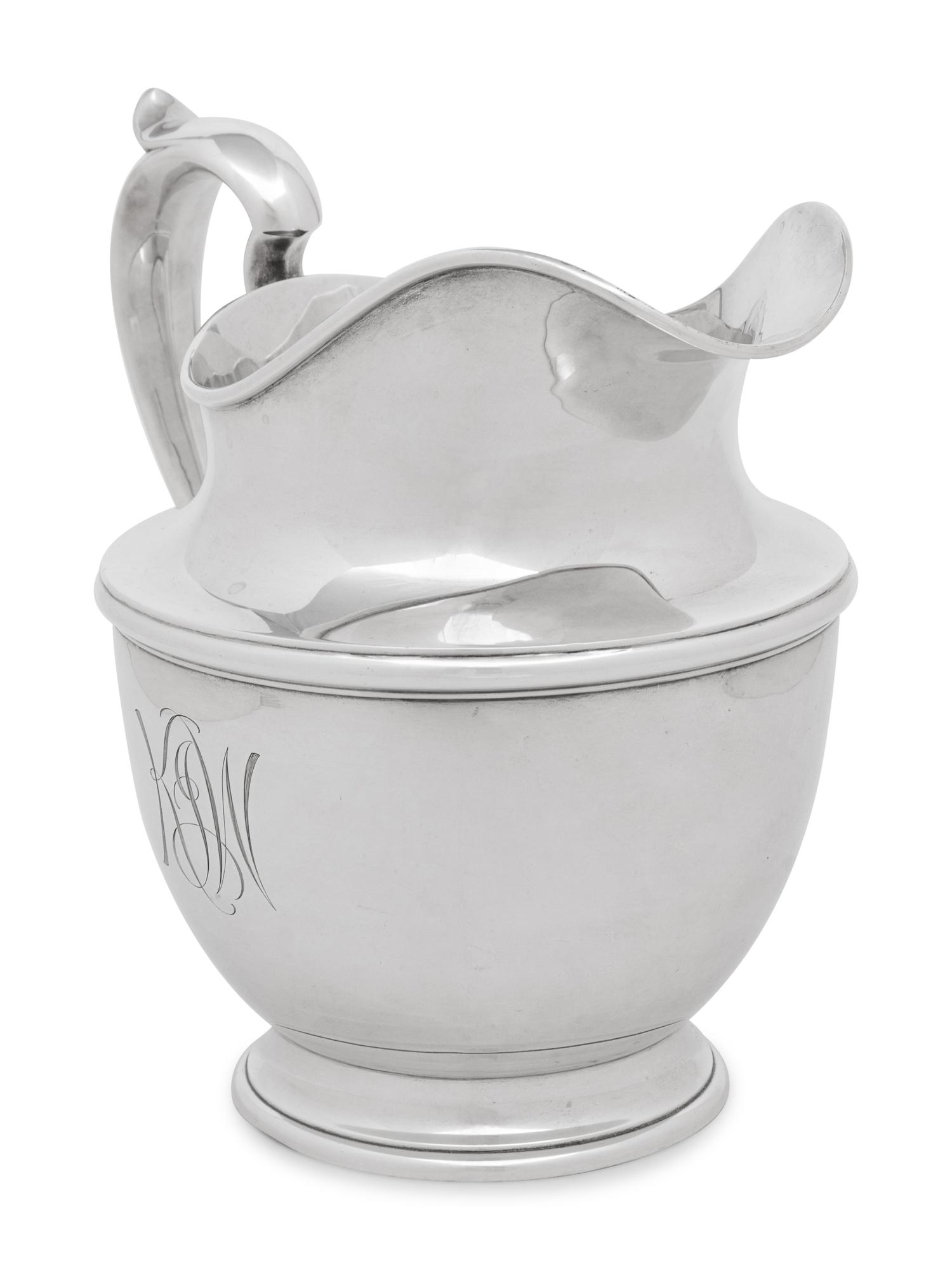 An American Silver Water Pitcher