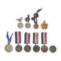 [Civil War] Large group of Civil War-era medals, tokens, and imprints
