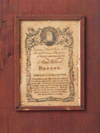 A Federal Carved Mahogany Labeled Tall Case Clock, Aaron Willard (1757-1844), Boston, MA, Circa 1810