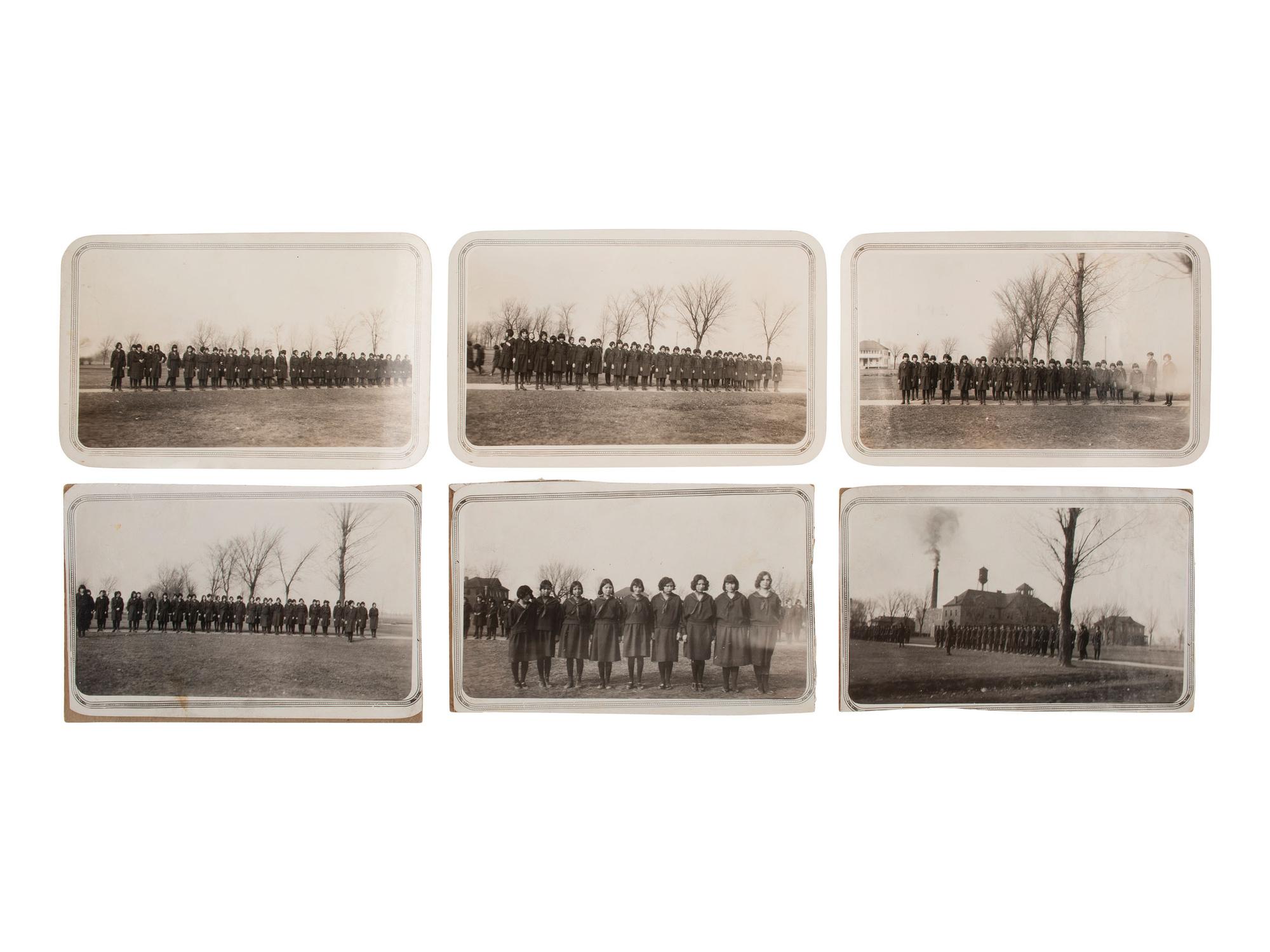 [NATIVE AMERICANS] Photographic and RPPC archive documenting the Tomah Indian Industrial School, WI.