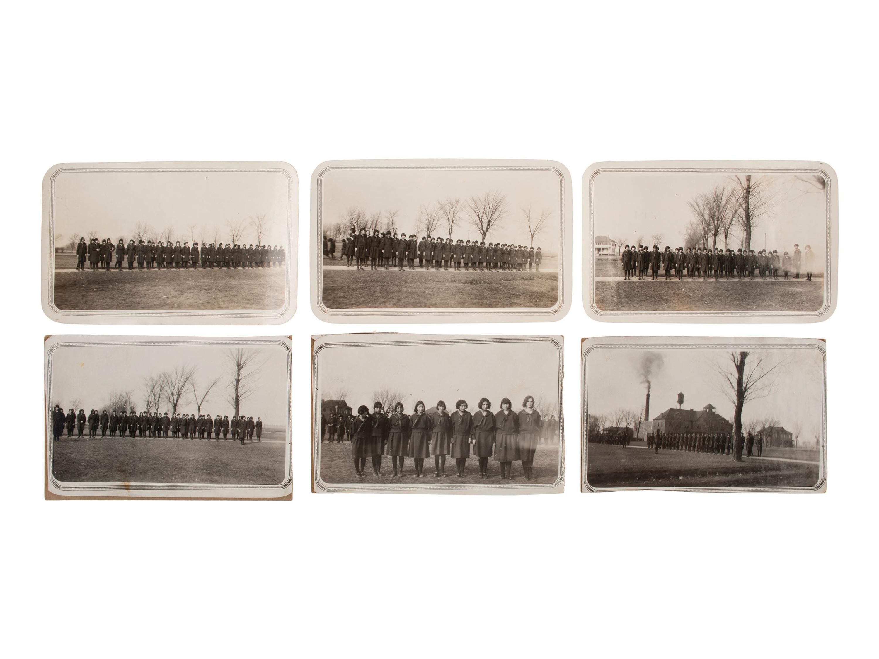 [NATIVE AMERICANS] Photographic and RPPC archive documenting the Tomah Indian Industrial School, WI.