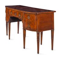 An Adam Style Carved Mahogany Sideboard