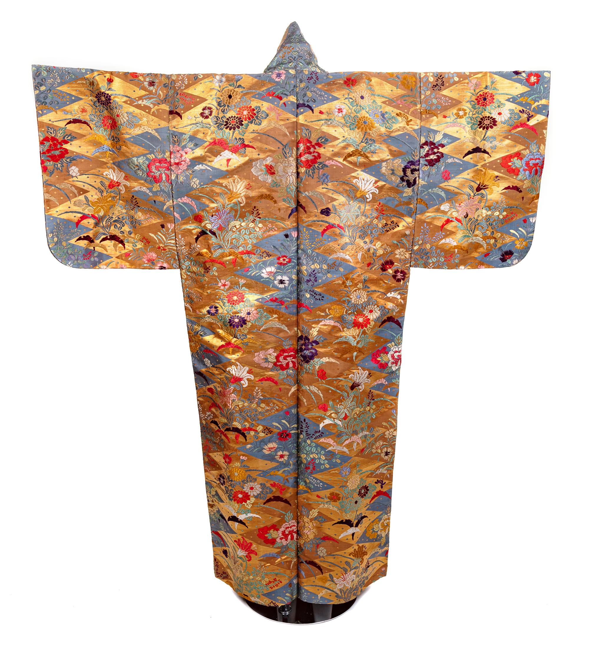 Junihitoe Kimono Robe, 18th - 19th Century