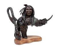 Indian with Staff , edition 2/30