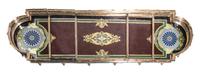 A French Silver-Plate and Eglomise Table Plateau, Charles Balaine, Width overall 77 1/2 inches.