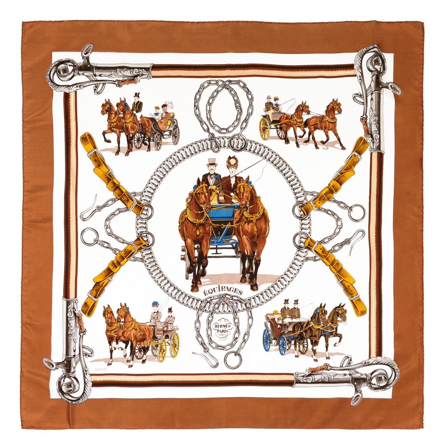 Hermès 90cm Silk Scarf