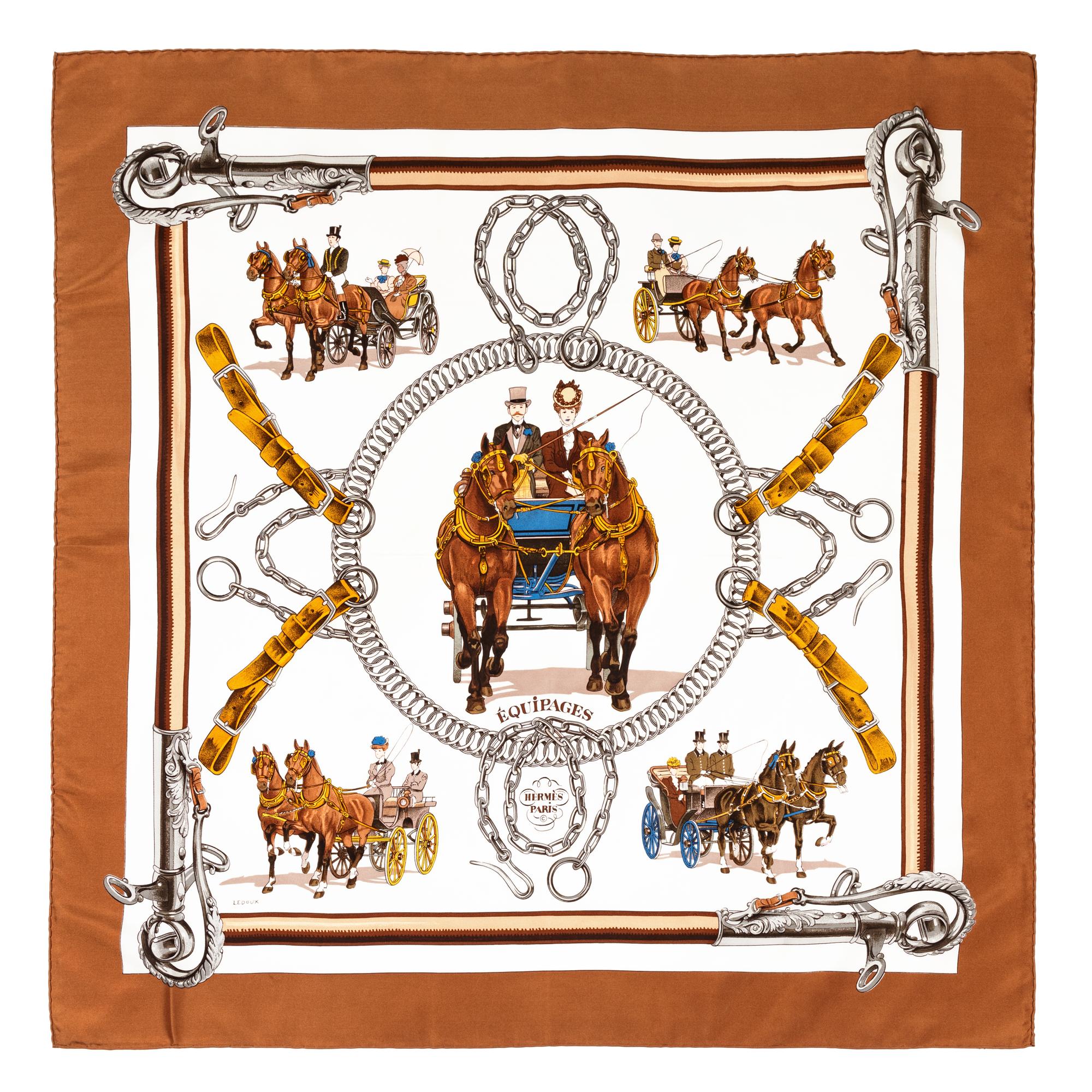 Hermès 90cm Silk Scarf