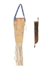 Sioux Beaded Hide Knife Sheaths