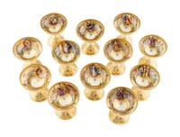 A Dresden (Ambrosius Lamm) Porcelain Dinner Service