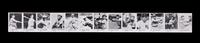 A Complete Strip of 13 1950 R423 Baseball Cards Including Joe DiMaggio and Ty Cobb (Orange Back),
