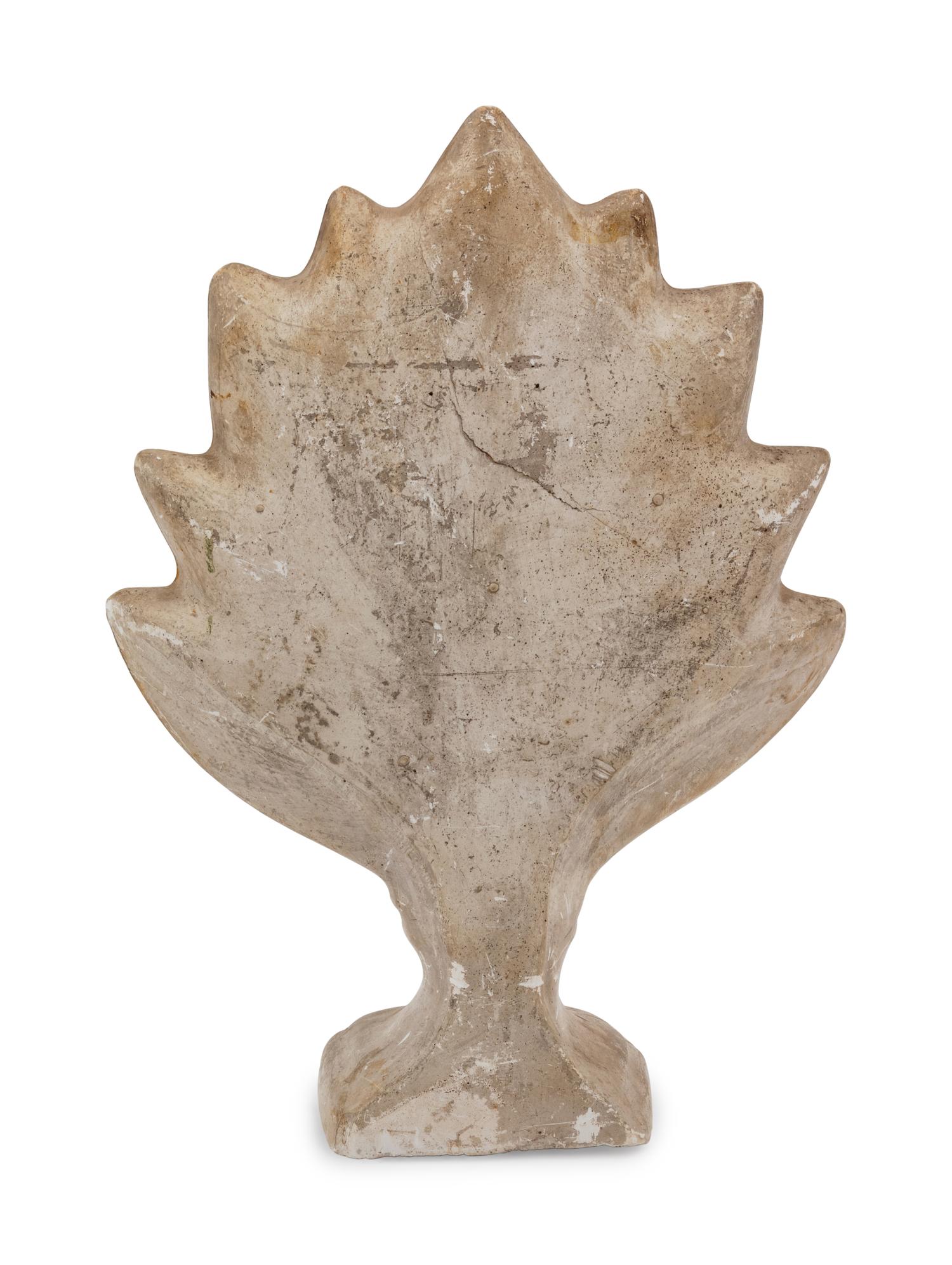 A Dutch Painted Plaster Ornament