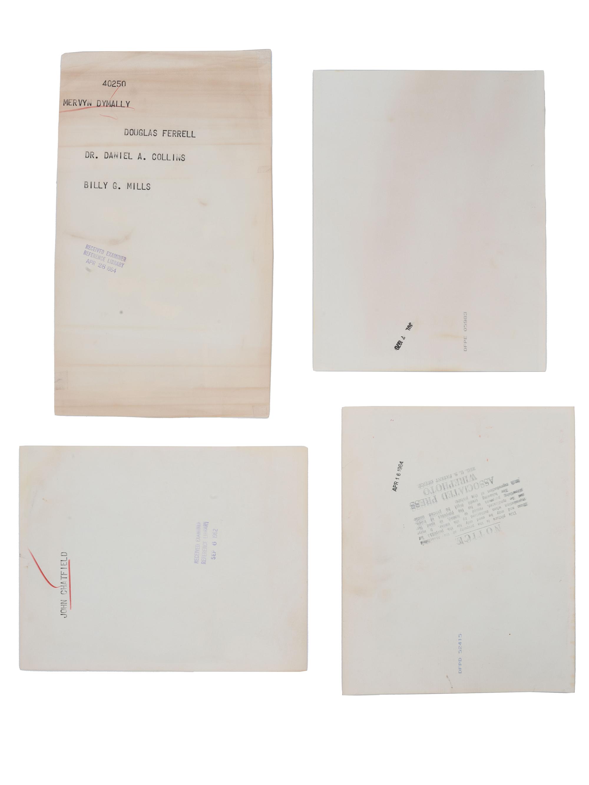 [CIVIL RIGHTS]. A group of 12 press photographs of African American and white politicians and civil rights activists. Ca 1958-1970.