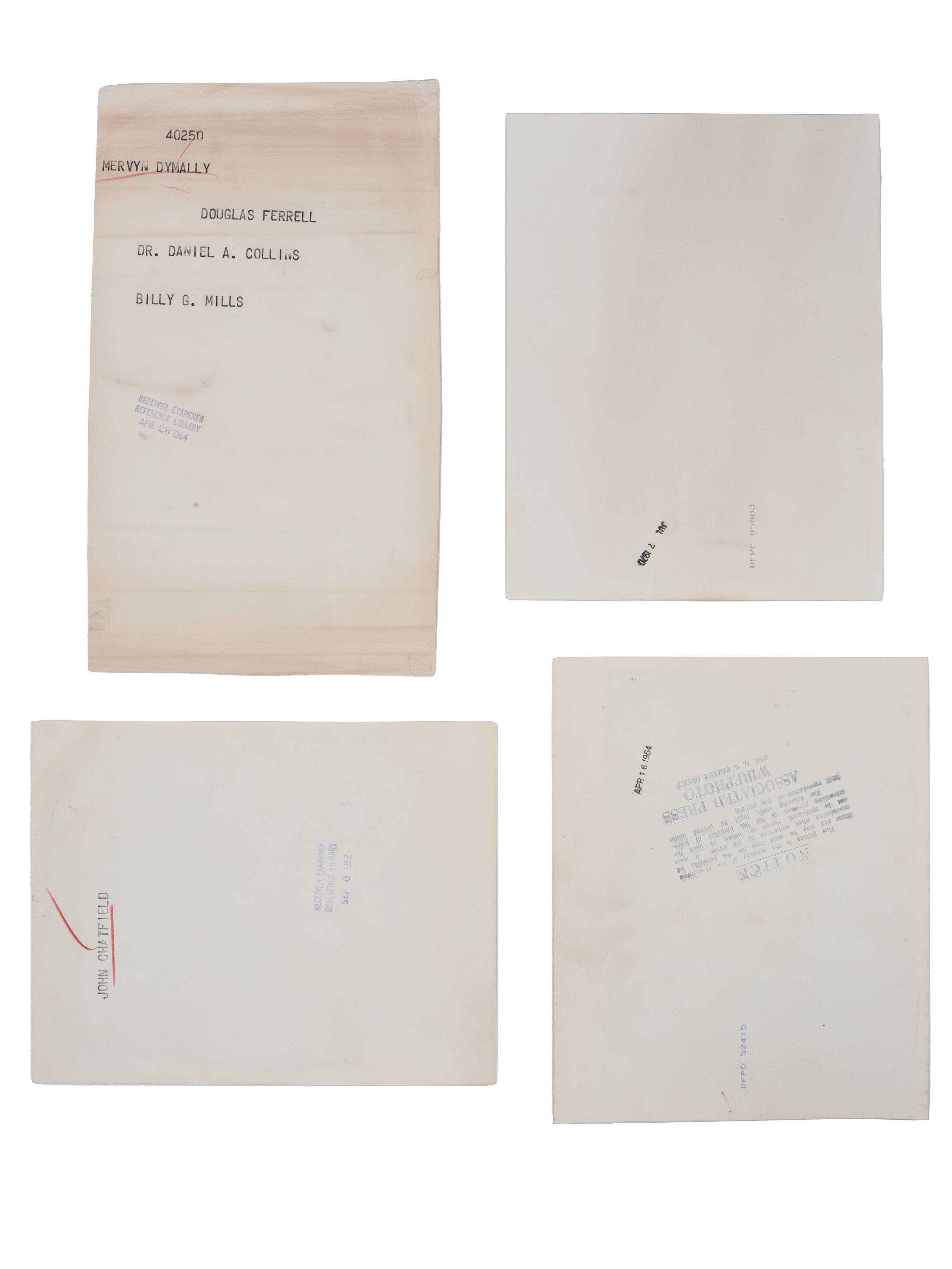 [CIVIL RIGHTS]. A group of 12 press photographs of African American and white politicians and civil rights activists. Ca 1958-1970.