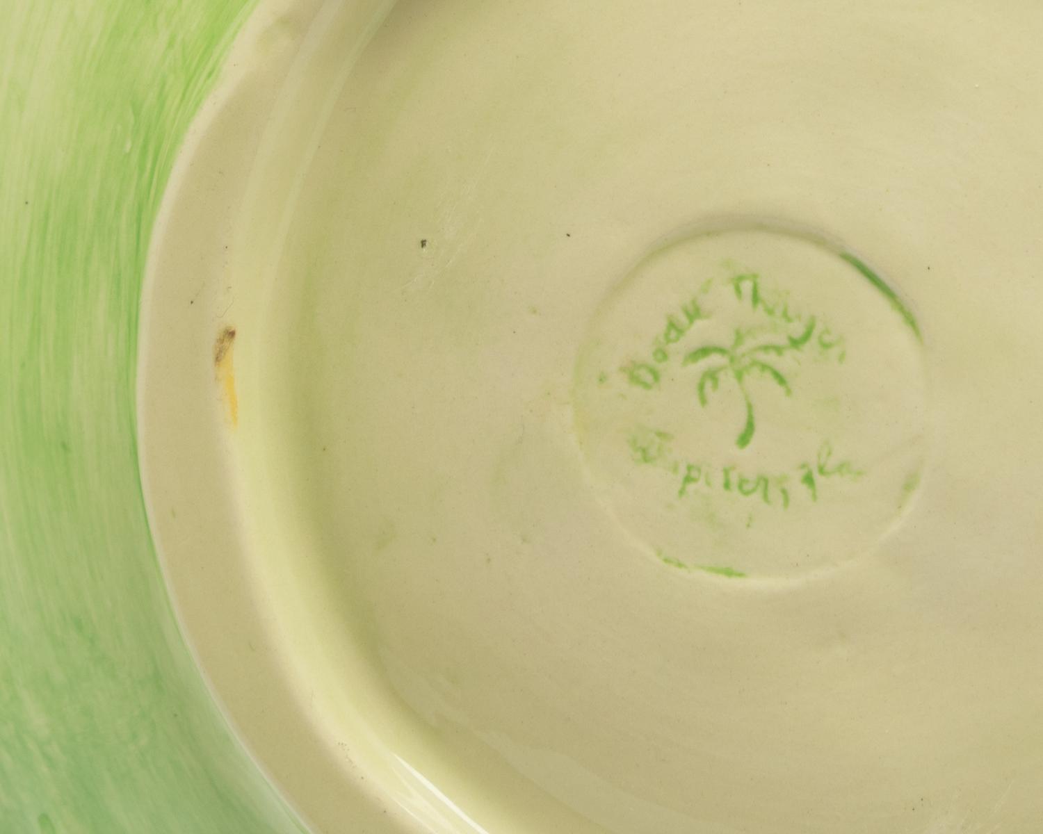 A Dodie Thayer Lettuce Ware Covered Tureen and Underplate